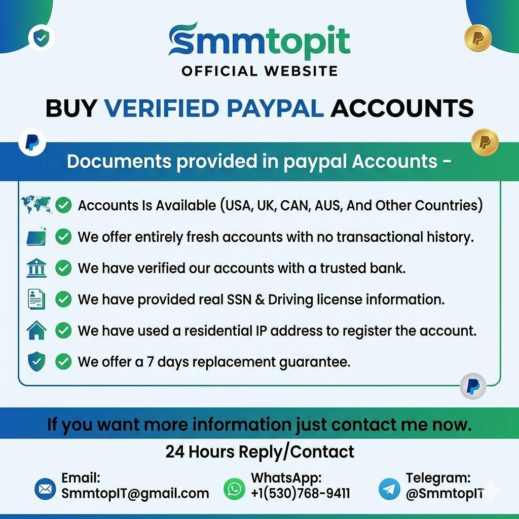 Buy Verified  PayPal Accounts