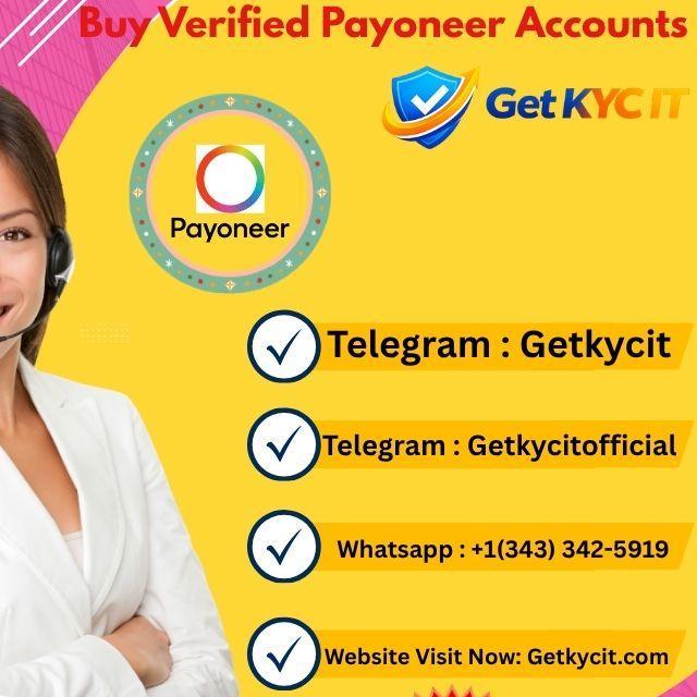  Verified Payoneer  Accounts